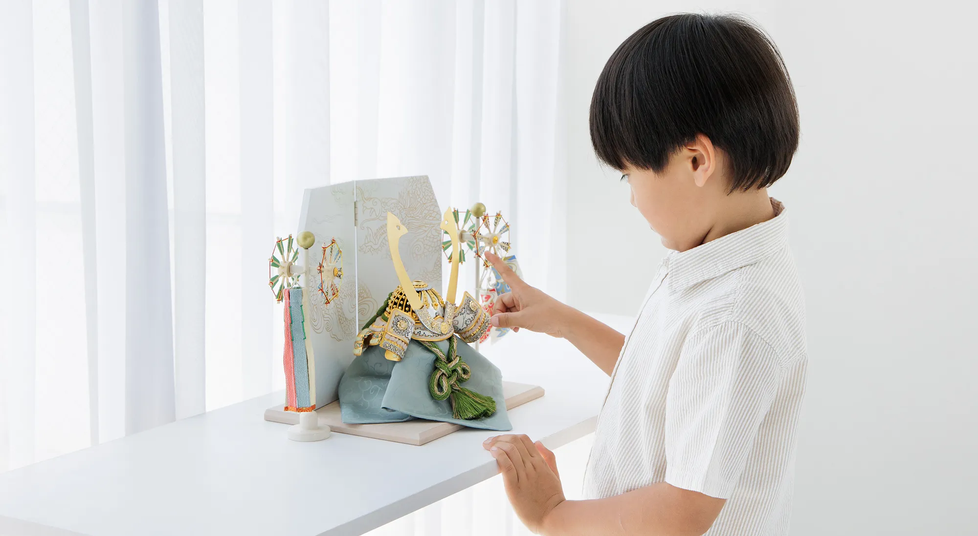 ８つの願いをこめた五月人形　商品一覧