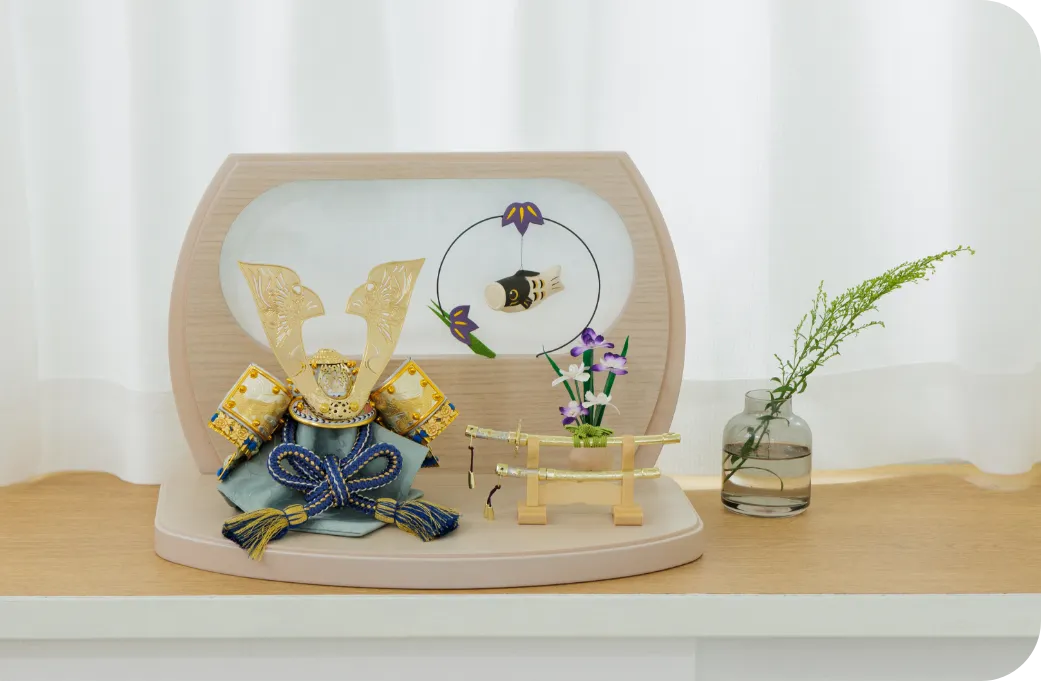 ママが飾りたくなる五月人形